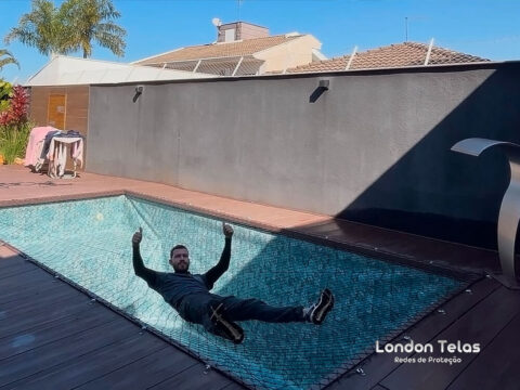 Rede de Proteção para Piscina - Segurança e Garantia London Telas Maringá - PR